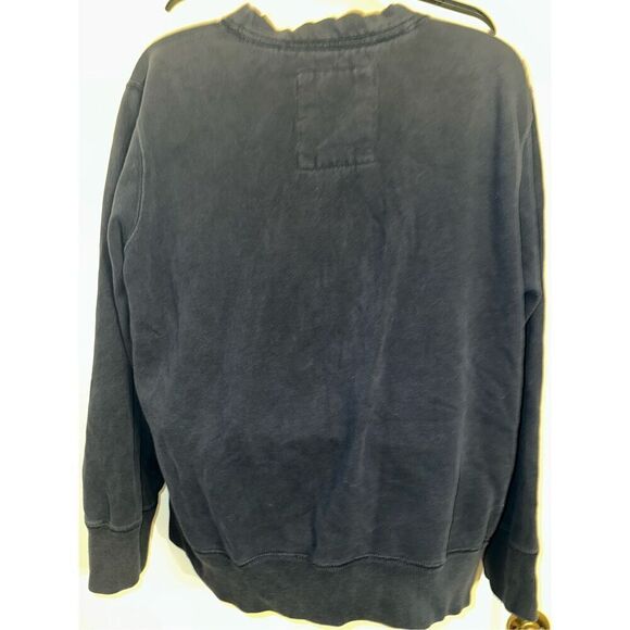 American Eagle Knit Navy Blue Varsity Cardigan Sz Extra Large Button Front XL Gr - Picture 4 of 5